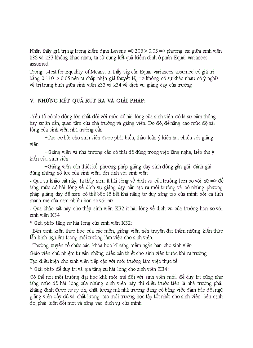 image for page Khảo sát sự hài lòng của sinh viên hệ Đại Học chính quy đối với dịch vụ giảng dạy của trường Đại Học Kinh Tế TP HCM