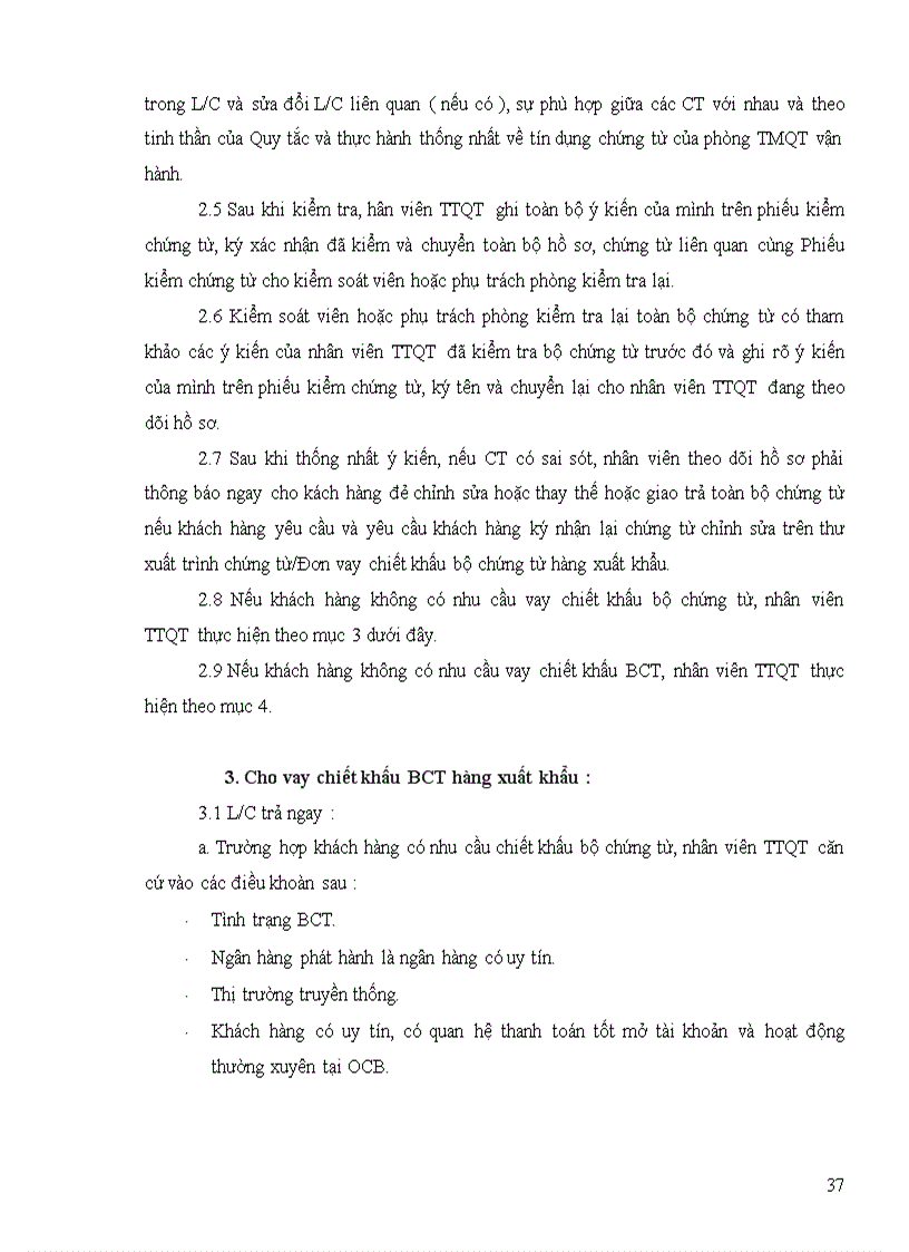 image for page Hoạt động Thanh toán quốc tế tại OCB