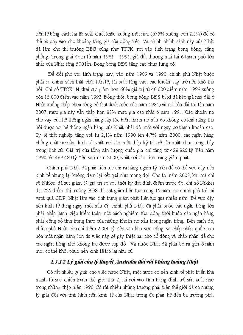 image for page Nguy cơ nợ xấu ở VN góc nhìn từ cuộc khủng hoảng Nhật Mỹ