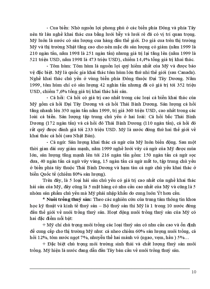 image for page Thực trạng xuất khẩu thuỷ sản của Việt Nam vào thị trường Mỹ thời gian qua