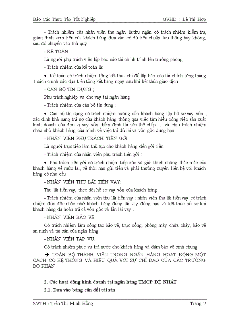 image for page Quá trình nghiệp vụ tín dụng và thẩm định tín dụng cho khách hàng cá nhân tại nh TMCP ĐỆ NHẤT