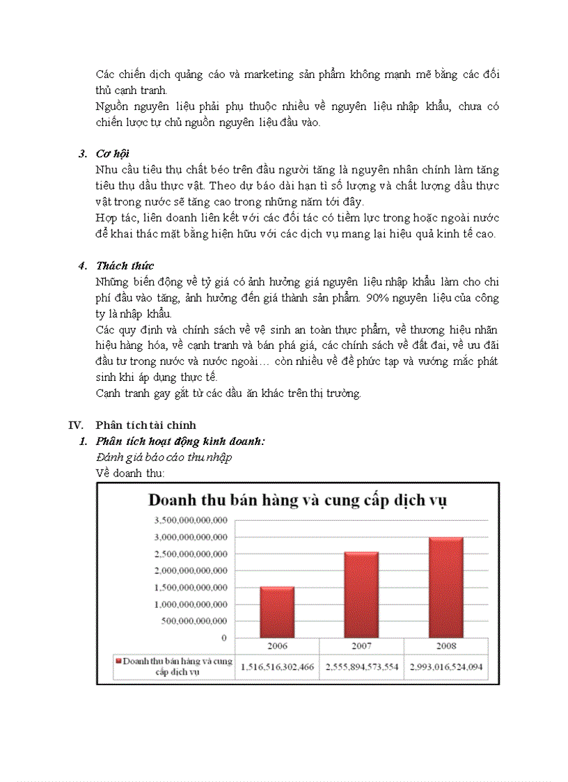 image for page Bài phân tích tài chính công ty cổ phần dầu thực vật TƯỜNG AN 1