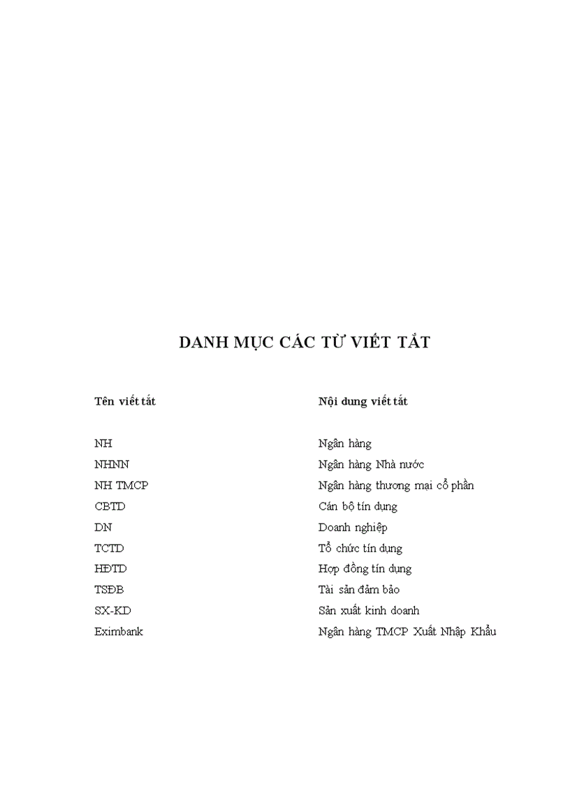 image for page Phân tích rủi ro trong hoạt động tín dụng tại ngân hàng tmcp xuất nhập khẩu việt nam chi nhánh cộng hòa EXIMBANK CH