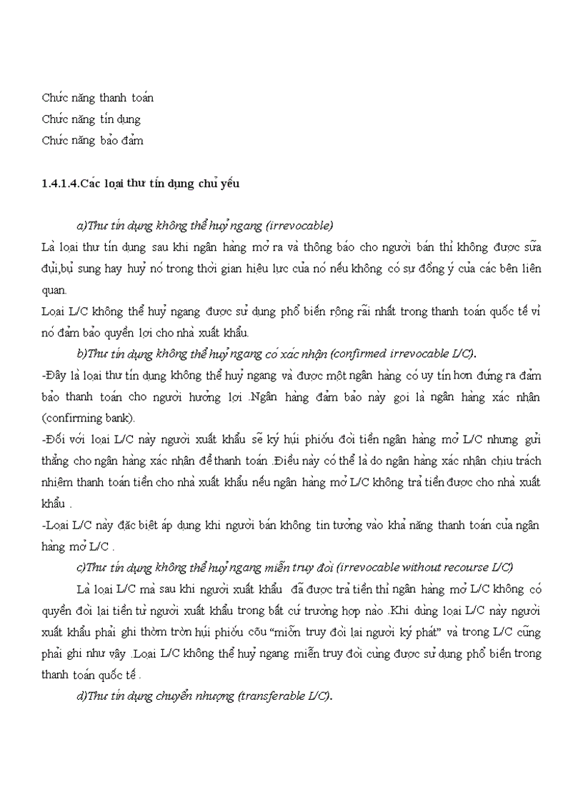 image for page Những giải pháp nâng cao hiệu quả hoạt động thanh toán quốc tế theo phương thức tín dụng chứng từ tại ngân hàng xuất nhập khẩu việt nam chi nhánh 1