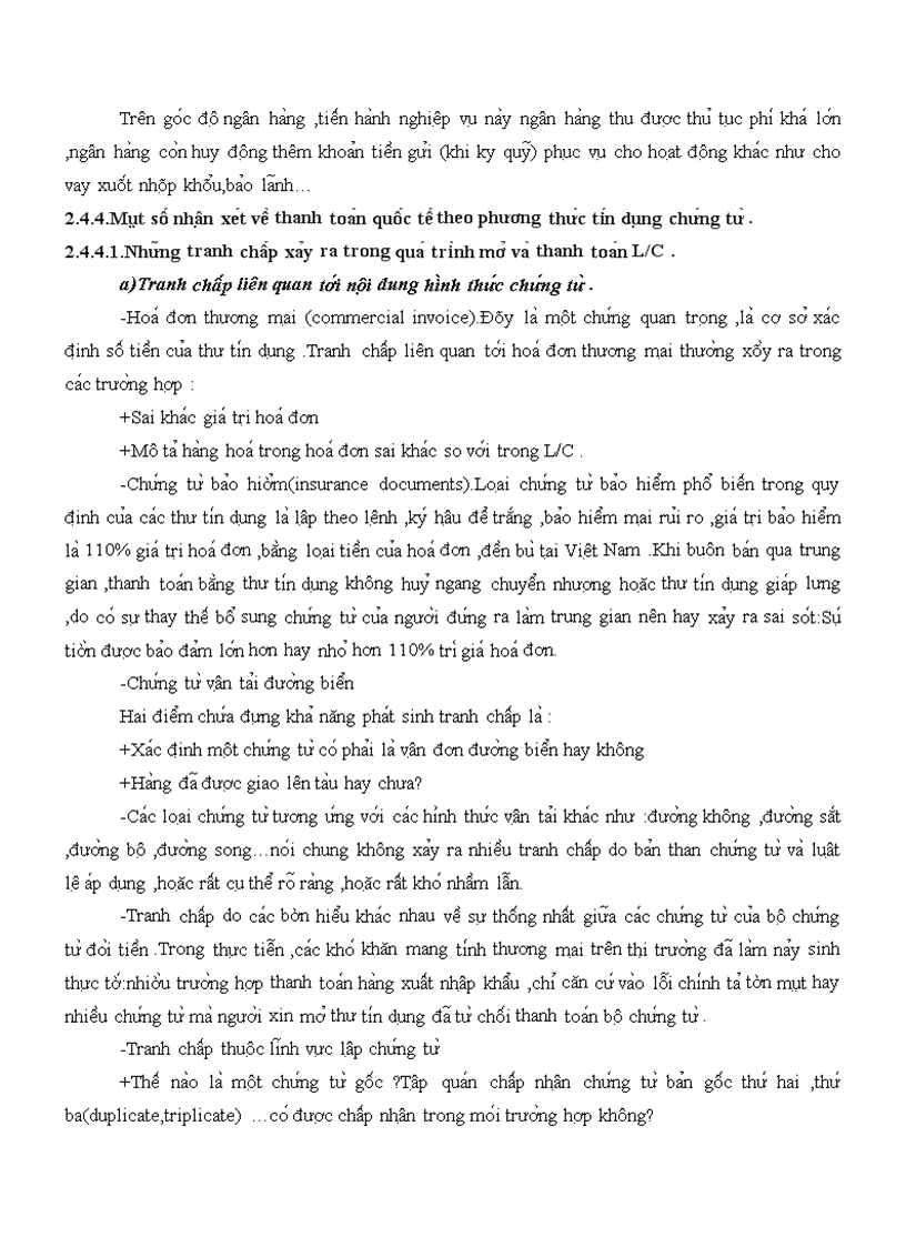 image for page Những giải pháp nâng cao hiệu quả hoạt động thanh toán quốc tế theo phương thức tín dụng chứng từ tại ngân hàng xuất nhập khẩu việt nam chi nhánh 1