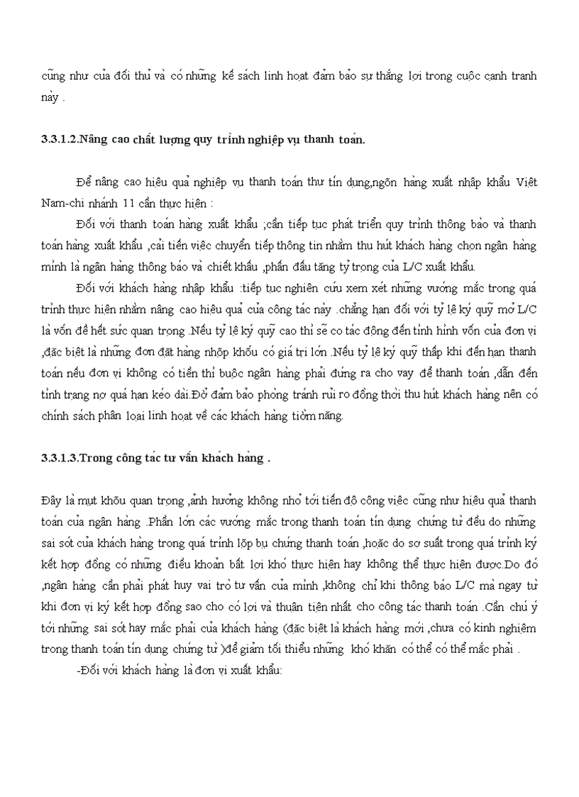 image for page Những giải pháp nâng cao hiệu quả hoạt động thanh toán quốc tế theo phương thức tín dụng chứng từ tại ngân hàng xuất nhập khẩu việt nam chi nhánh 1