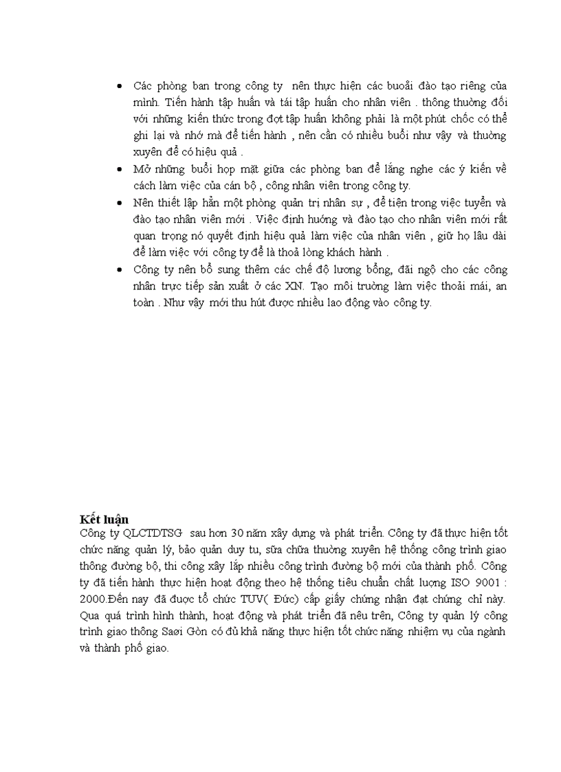 image for page Tuyển dụng và sử dụng nguồn nhân lực hợp lý công ty quản lý công trình đô thị sài gòn