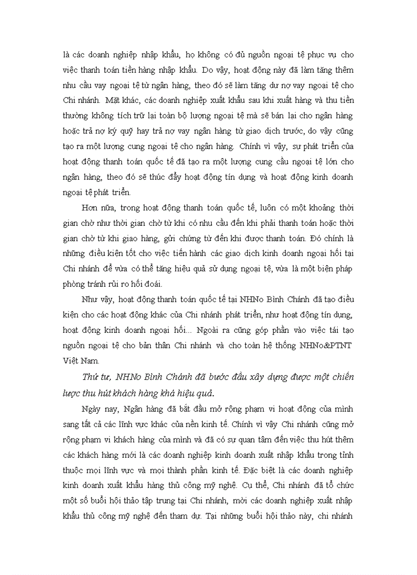 image for page Giải pháp nhằm hoàn thiện hoạt động thanh toán quốc tế tại chi nhánh ngân hàng nông nghiệp và phát triển nông thôn bình chánh