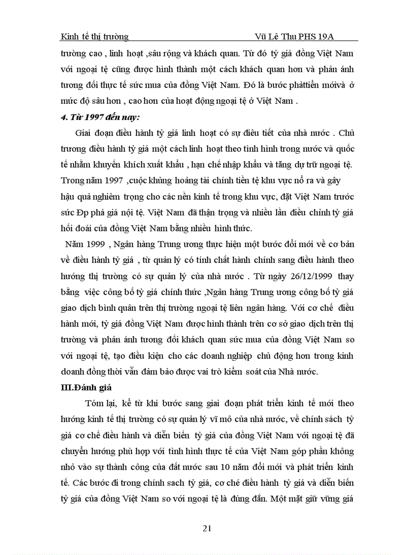 image for page Quá trình điều hành chính sách tỷ giá ở Việt Nam