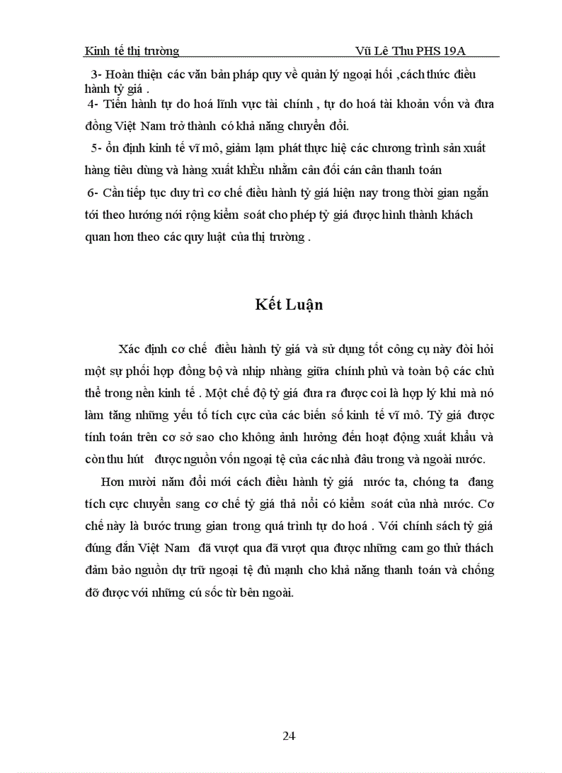 image for page Quá trình điều hành chính sách tỷ giá ở Việt Nam