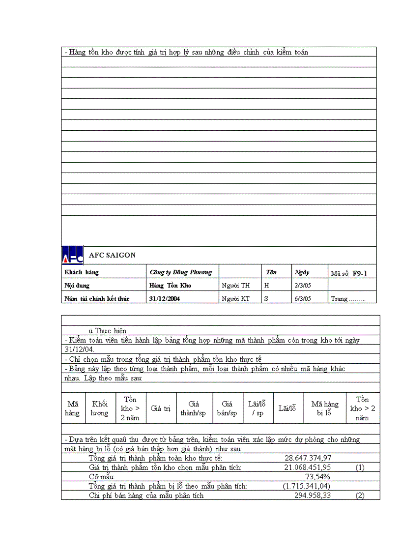 image for page Quy trình kiểm toán hàng tồn kho được áp dụng tại công ty cổ phần kiểm toán và tư vấn tài chính kế toán afc