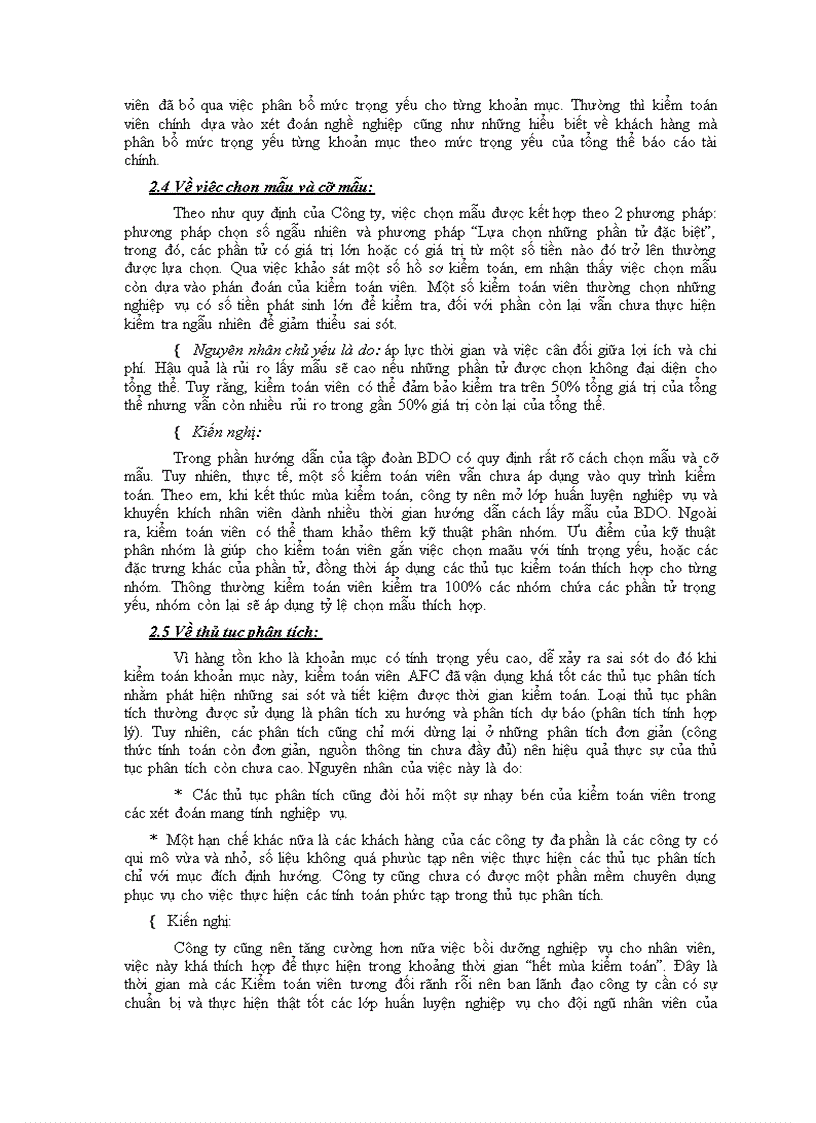 image for page Quy trình kiểm toán hàng tồn kho được áp dụng tại công ty cổ phần kiểm toán và tư vấn tài chính kế toán afc