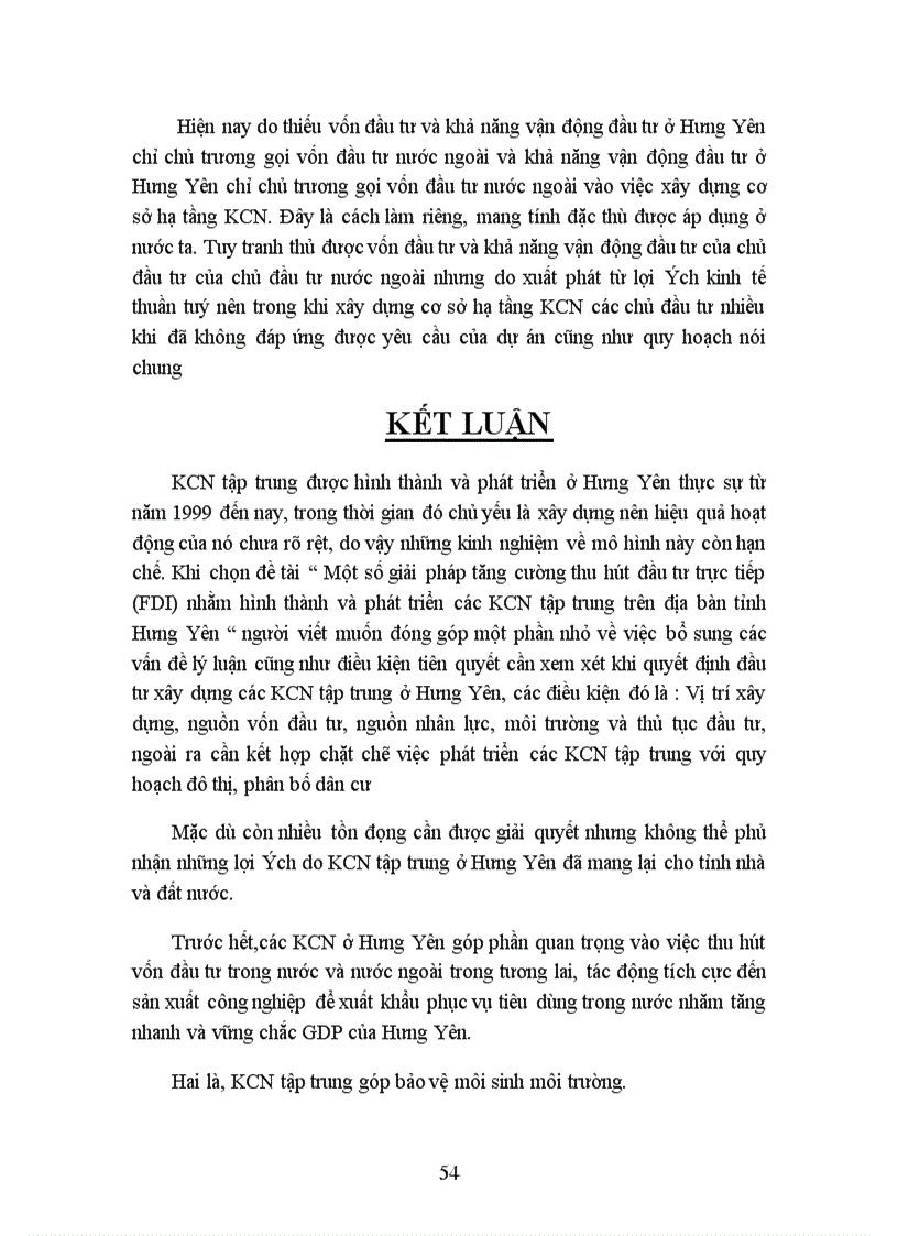 image for page Một số giải pháp tăng cường thu hút đầu tư trực tiếp FDI nhằm hình thành và phát triển các KCN tập trung trên địa bàn tỉnh Hưng Yên