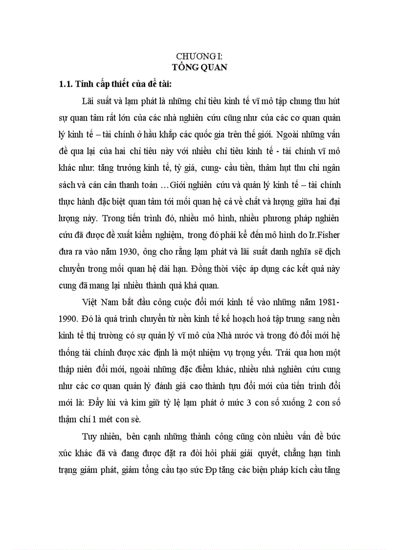 image for page Phân tích lãi suất danh nghĩa và lạm phát trong đổi mới tài chính ở Việt Nam