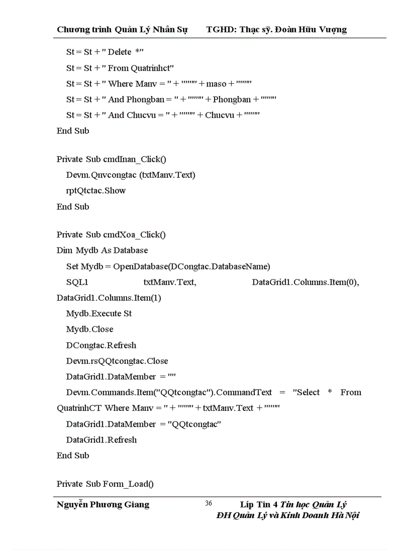 image for page Xây dựng chương trình bằng phần mềm VisualBasic 6 0 VB6 0