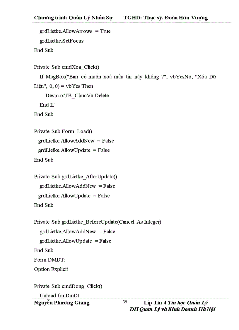 image for page Xây dựng chương trình bằng phần mềm VisualBasic 6 0 VB6 0