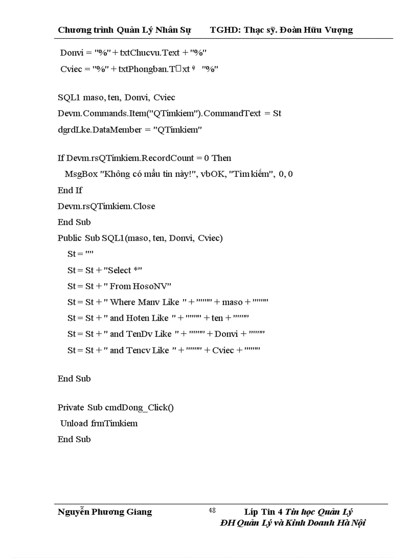 image for page Xây dựng chương trình bằng phần mềm VisualBasic 6 0 VB6 0