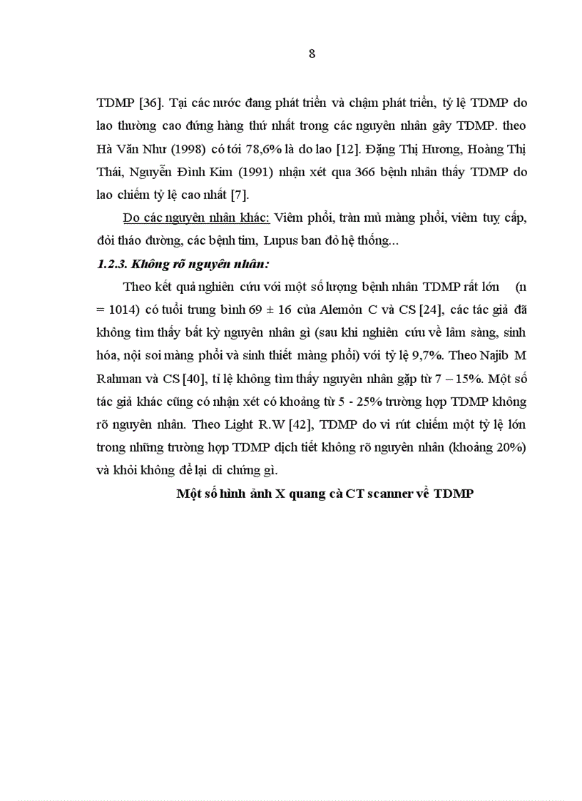 image for page Nghiên cứu đặc điểm cận lâm sàng của bệnh nhân 60 tuổi tràn dịch màng phổi điều trị tại khoa Hô Hấp Bệnh viện Bạch Mai