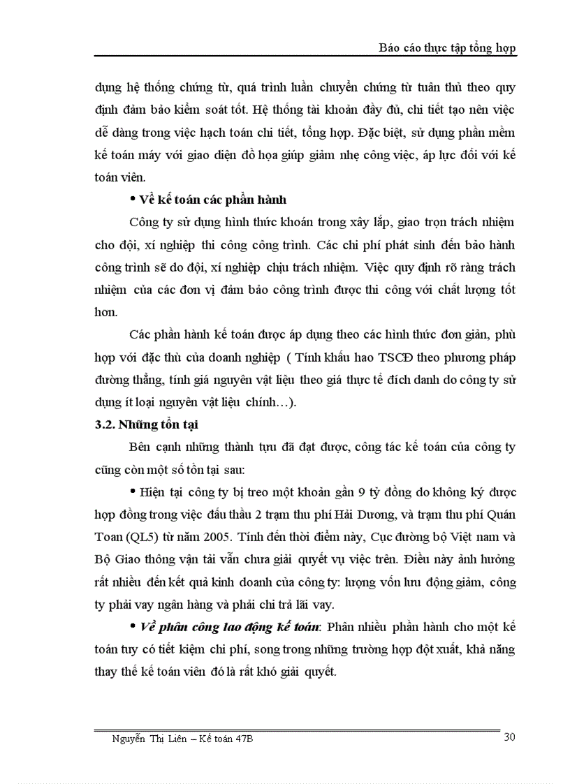 image for page Báo cáo thực tập tổng hợp tại i công ty cổ phần quản lý và xây dựng đường bộ 234