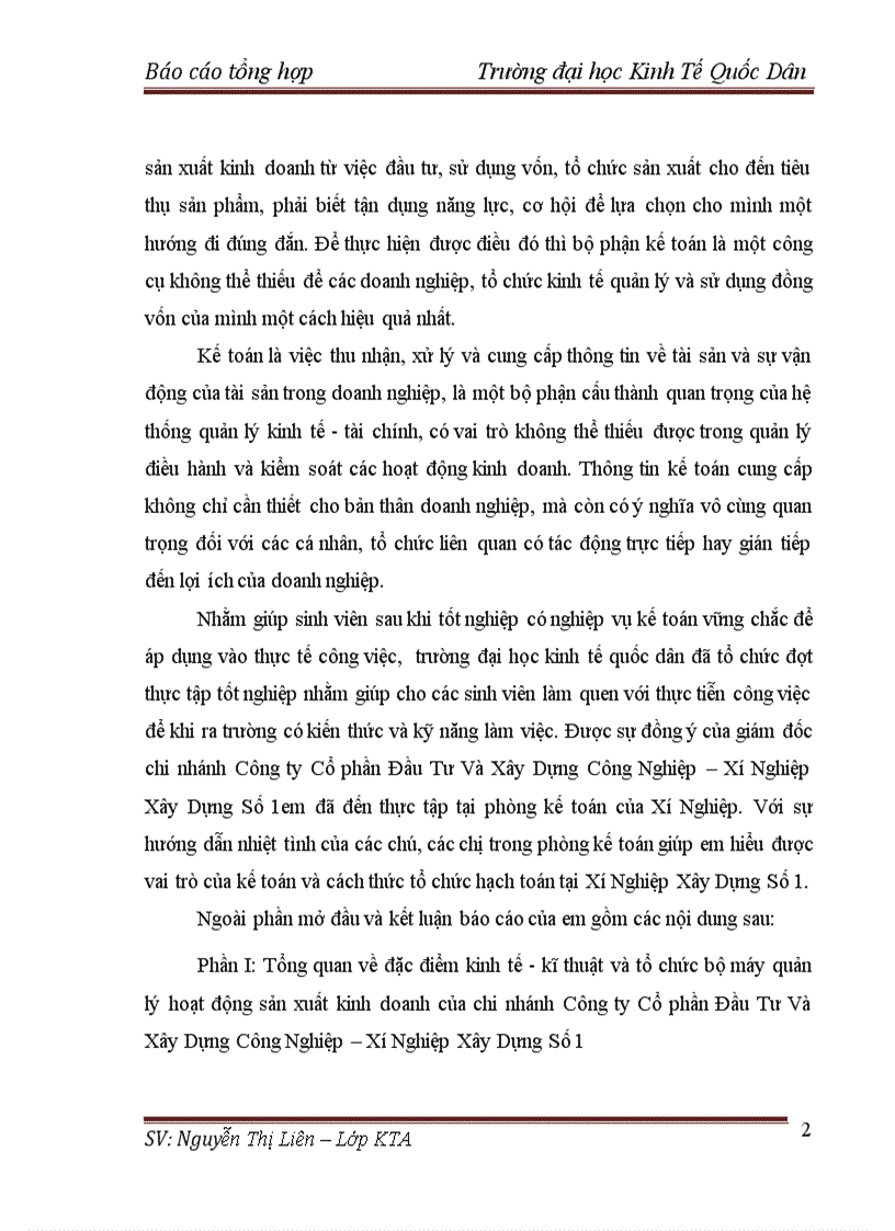 image for page Tổ chức bộ máy kế toán và hệ thống kế toán tại chi nhánh công ty cổ phần đầu tư và xây dựng công nghiệp xí nghiệp xây dựng số