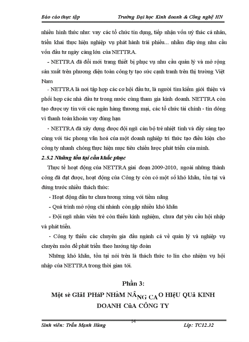 image for page Thực trạng hoạt động tại Công ty cổ phần đầu tư và Thương mại Hệ Thống Quốc Tế