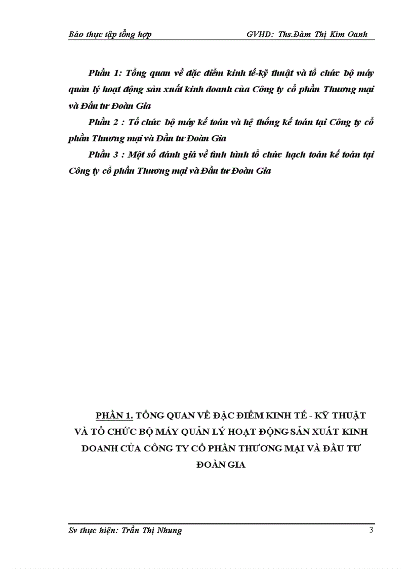 image for page Tổ chức bộ máy kế toán và hệ thống kế toán tại Công ty cổ phần Thương mại và Đầu tư Đoàn Gia
