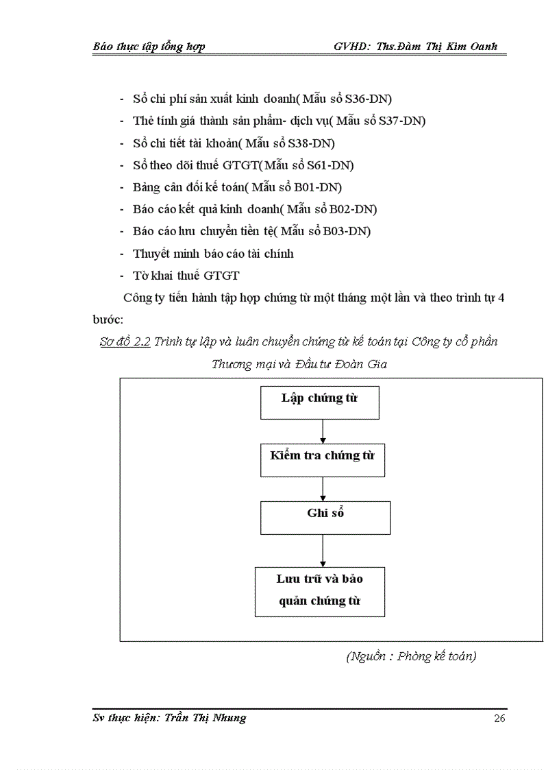 image for page Tổ chức bộ máy kế toán và hệ thống kế toán tại Công ty cổ phần Thương mại và Đầu tư Đoàn Gia