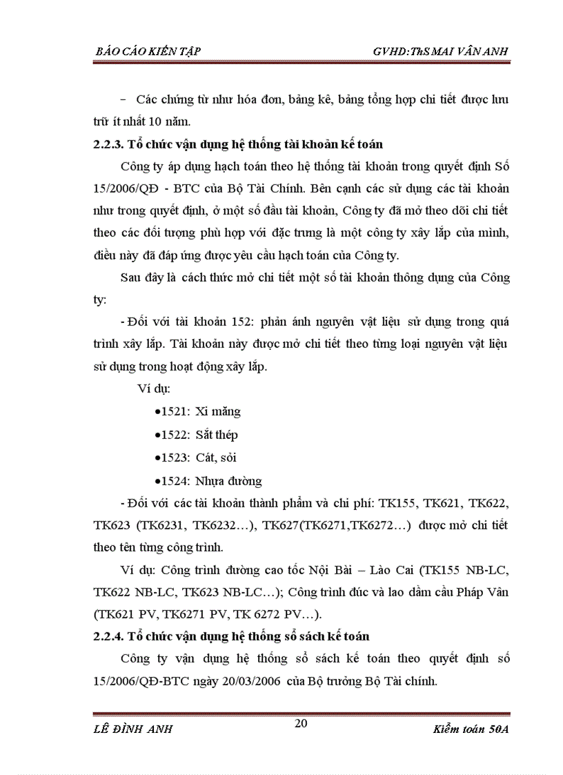 image for page Tổ chức bộ máy kế toán và hệ thống kế toán tại công ty trách nhiệm hữu hạn hải ánh