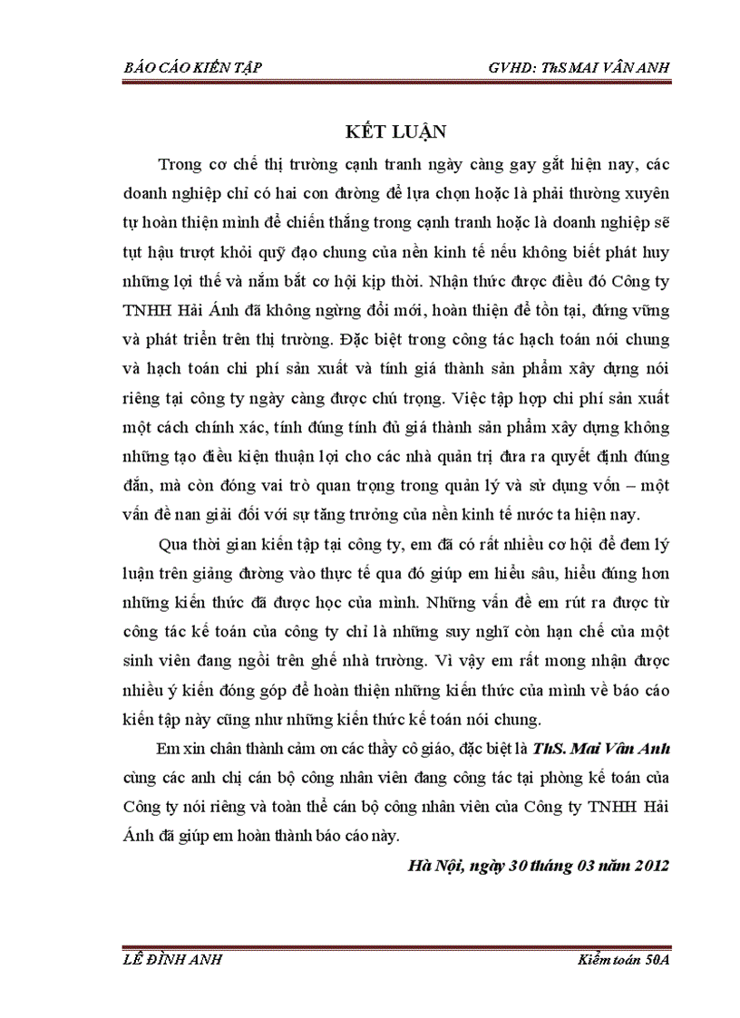 image for page Tổ chức bộ máy kế toán và hệ thống kế toán tại công ty trách nhiệm hữu hạn hải ánh