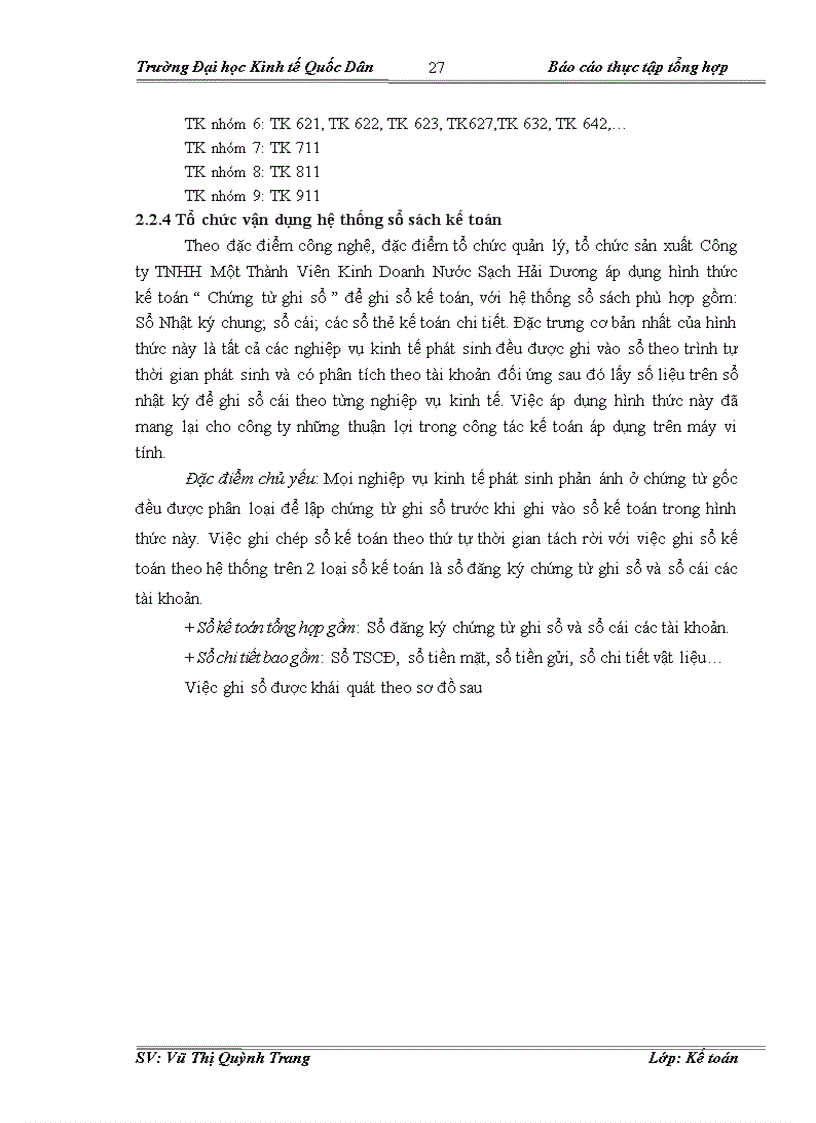 image for page Đặc Điểm Tổ Chức Kế Toán Tại Công Ty TNHH Một Thành Viên Kinh Doanh Nước Sạch Hải Dương 1