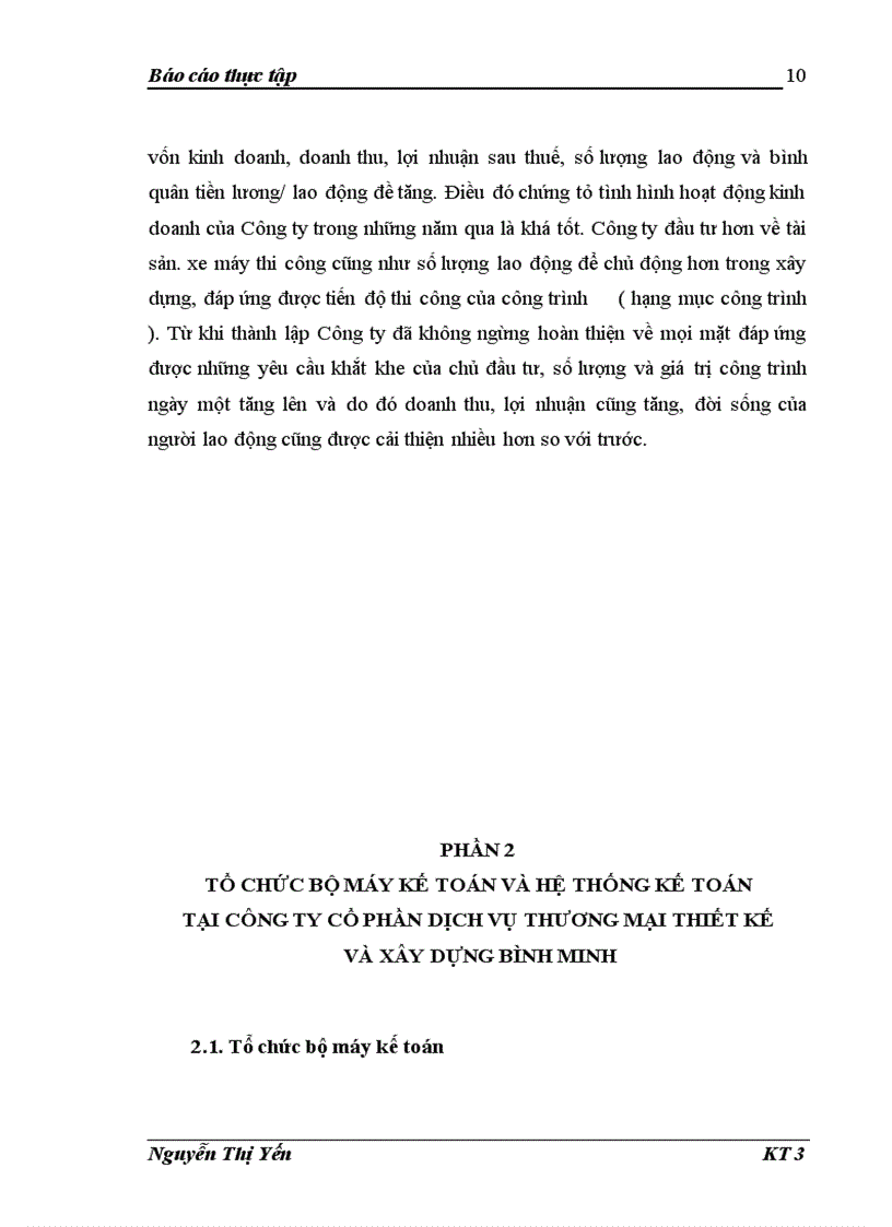 image for page Tổ chức bộ máy kế toán và hệ thống kế toán tại công ty cổ phần dịch vụ thương mại thiết kế và xây dựng bình minh