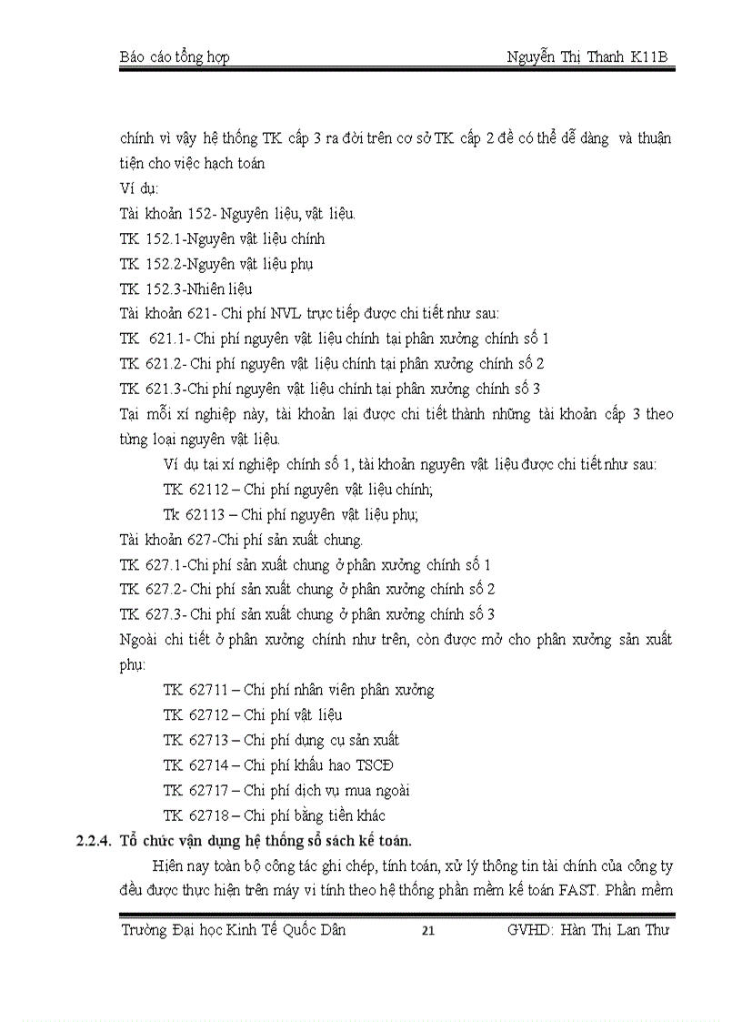 image for page Tổ chức kế toán các phần hành cụ thể tại công ty
