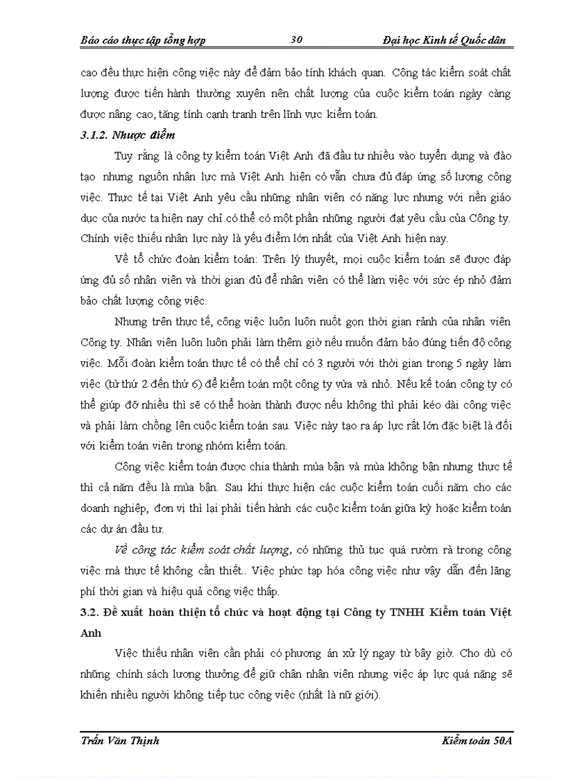 image for page Đặc điểm tổ chức kiểm toán của Công ty TNHH Kiểm toán Việt Anh