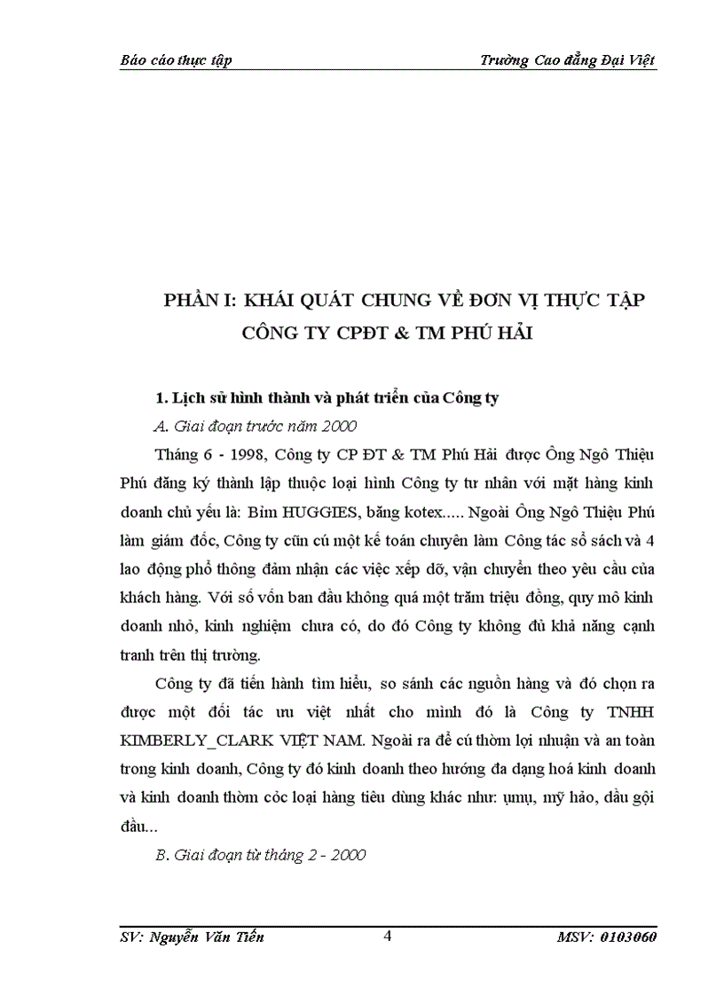 image for page Thực trạng công tác kế toán hạch toán với người mua của công ty cpđt tm phú hải