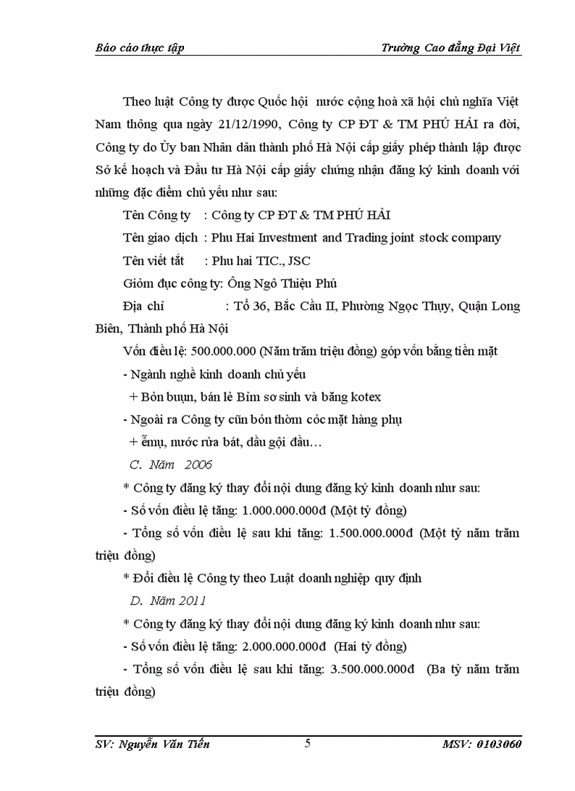 image for page Thực trạng công tác kế toán hạch toán với người mua của công ty cpđt tm phú hải