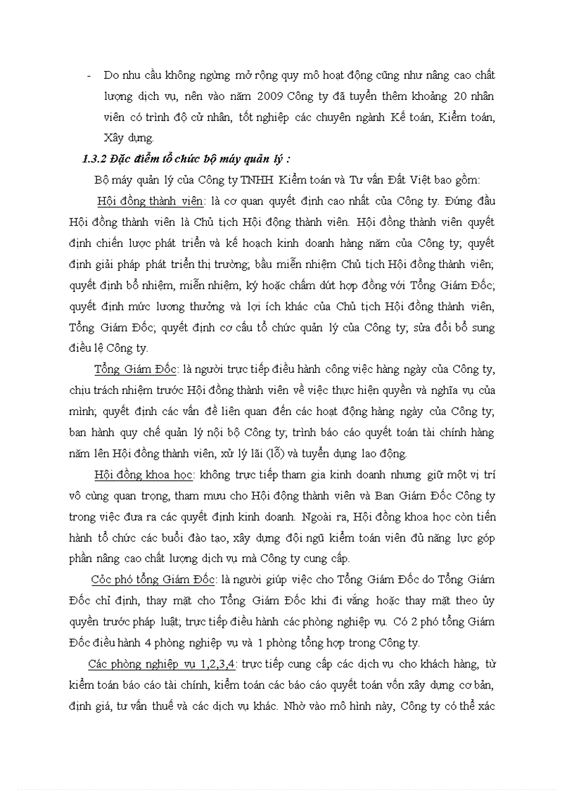 image for page Đặc điểm tổ chức kiểm toán của Công ty TNHH Kiểm toán và Tư vấn Đất Việt 3