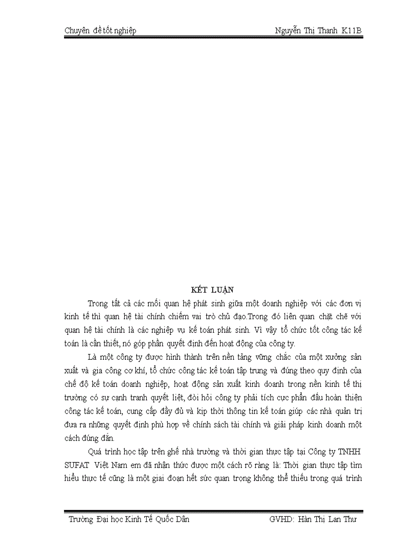 image for page Tổ chức bộ máy kế toán và hệ thống kế toán tại công tnhh sufat việt nam