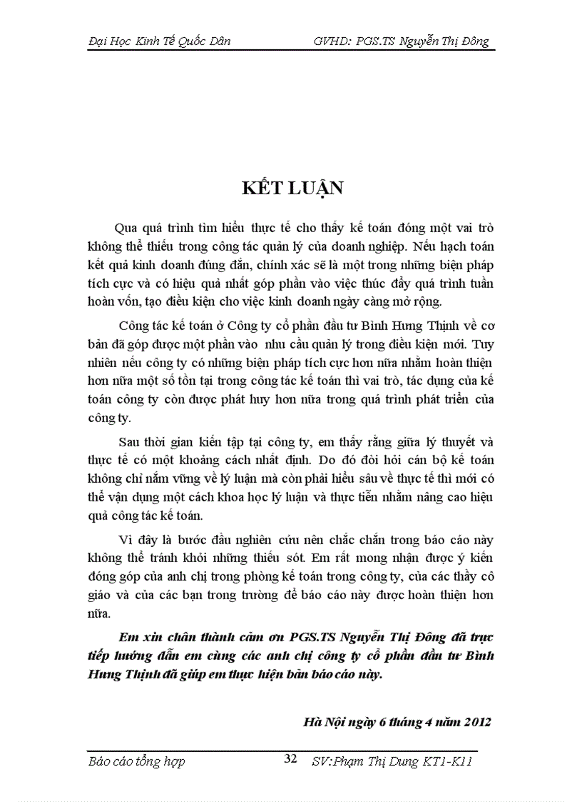 image for page Tổ chức bộ máy kế toán và hệ thống kế toán tại công ty cổ phần đầu tư Bình Hưng Thịnh