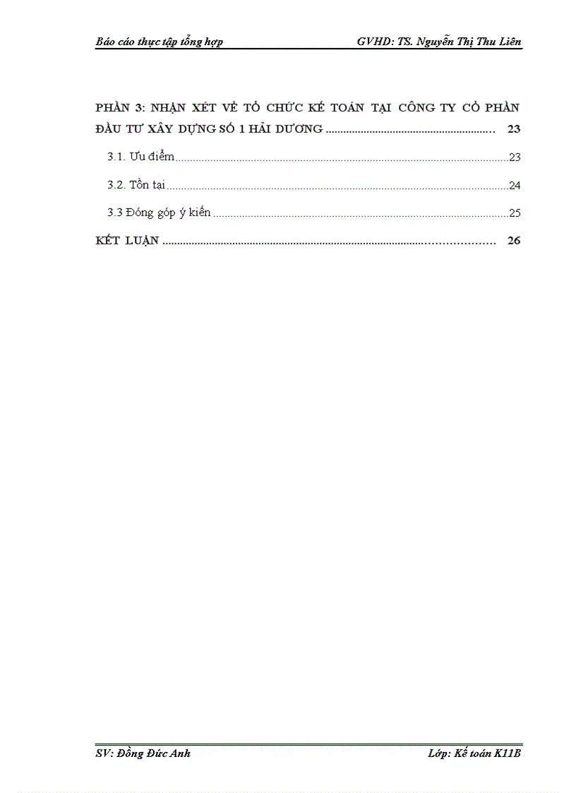 image for page Đặc điểm chung về bộ máy kế toán và tổ chức công tác kế toán Công ty Cổ phần Xây Dựng Số 1 Hải Dương