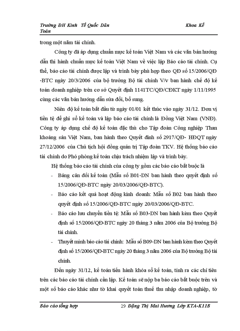 image for page Tổ chức bộ máy kế toán và hệ thống kế toán tại công ty xuất nhập khẩu than tkv v coalimex