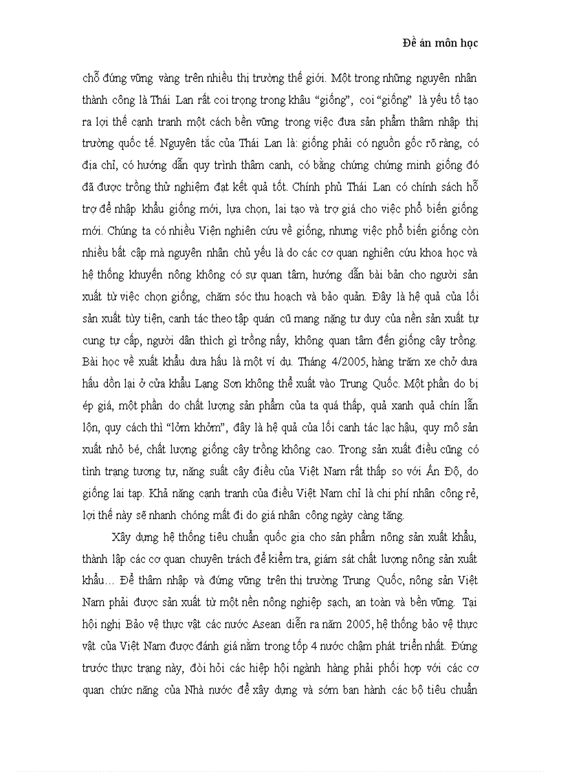 image for page Thực trạng xuất khẩu hàng nông sản việt nam sang thị trường trung quốc