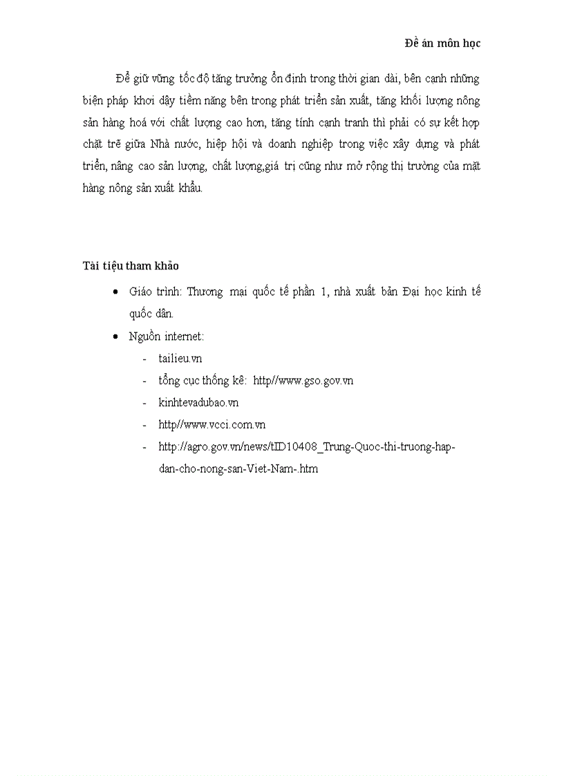 image for page Thực trạng xuất khẩu hàng nông sản việt nam sang thị trường trung quốc