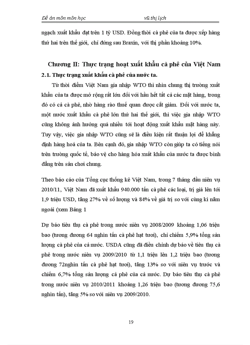 image for page Hoạt động xuất khẩu cà phê của Việt Nam sau hội nhập WTO thực trạng va giải pháp thúc đẩy