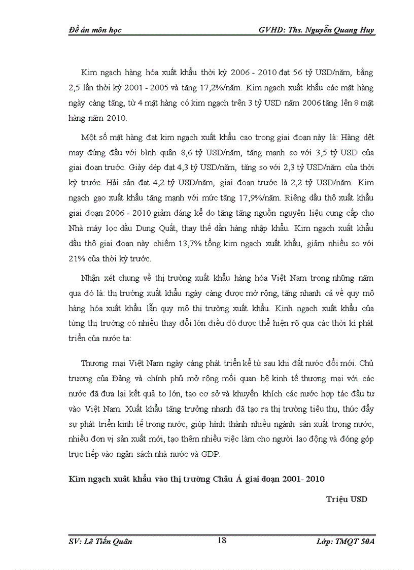 image for page Thực trạng về thị trường và cơ cấu thị trường xuất khẩu hàng hóa của nước ta hiện nay