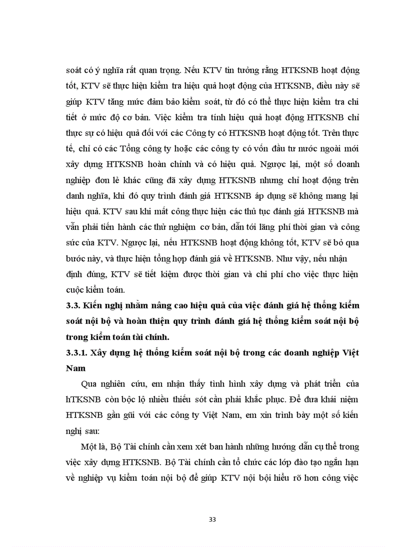image for page Thực trạng đánh giá hệ thống kiểm soát nội bộ trong kiểm toán tài chính
