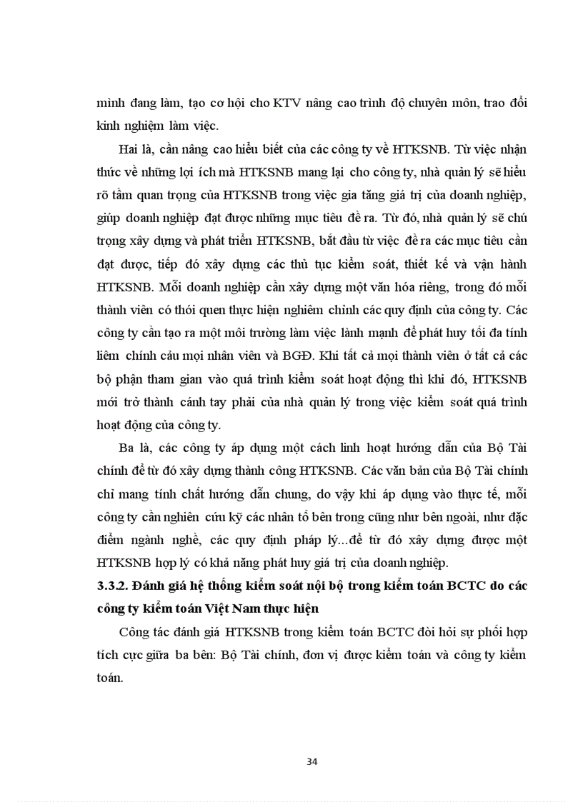 image for page Thực trạng đánh giá hệ thống kiểm soát nội bộ trong kiểm toán tài chính