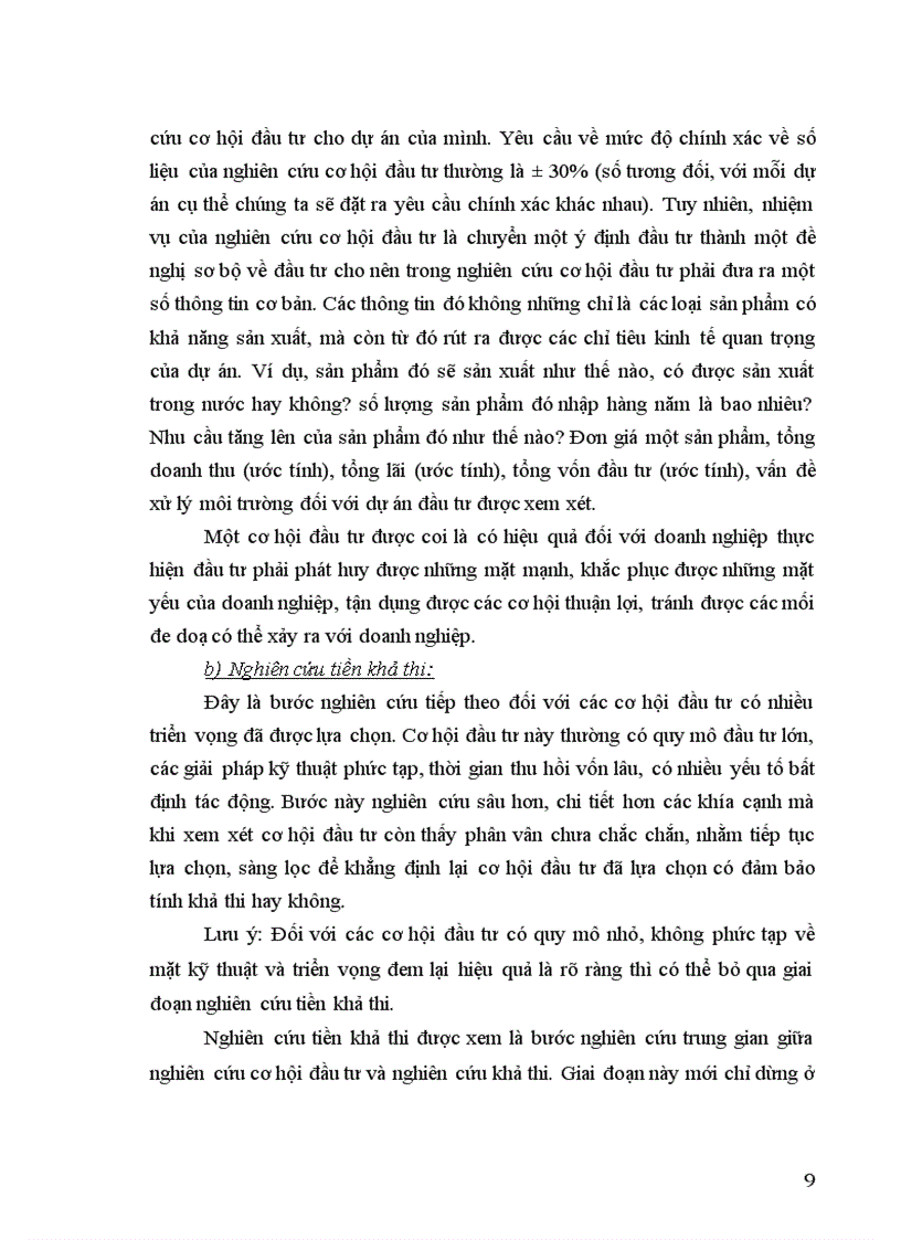 image for page Dự án đầu tư và các giai đoạn của chu kỳ dự án đầu tư