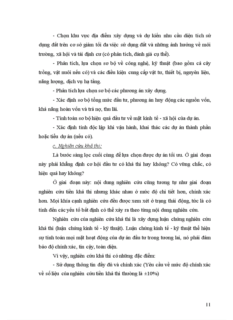 image for page Dự án đầu tư và các giai đoạn của chu kỳ dự án đầu tư