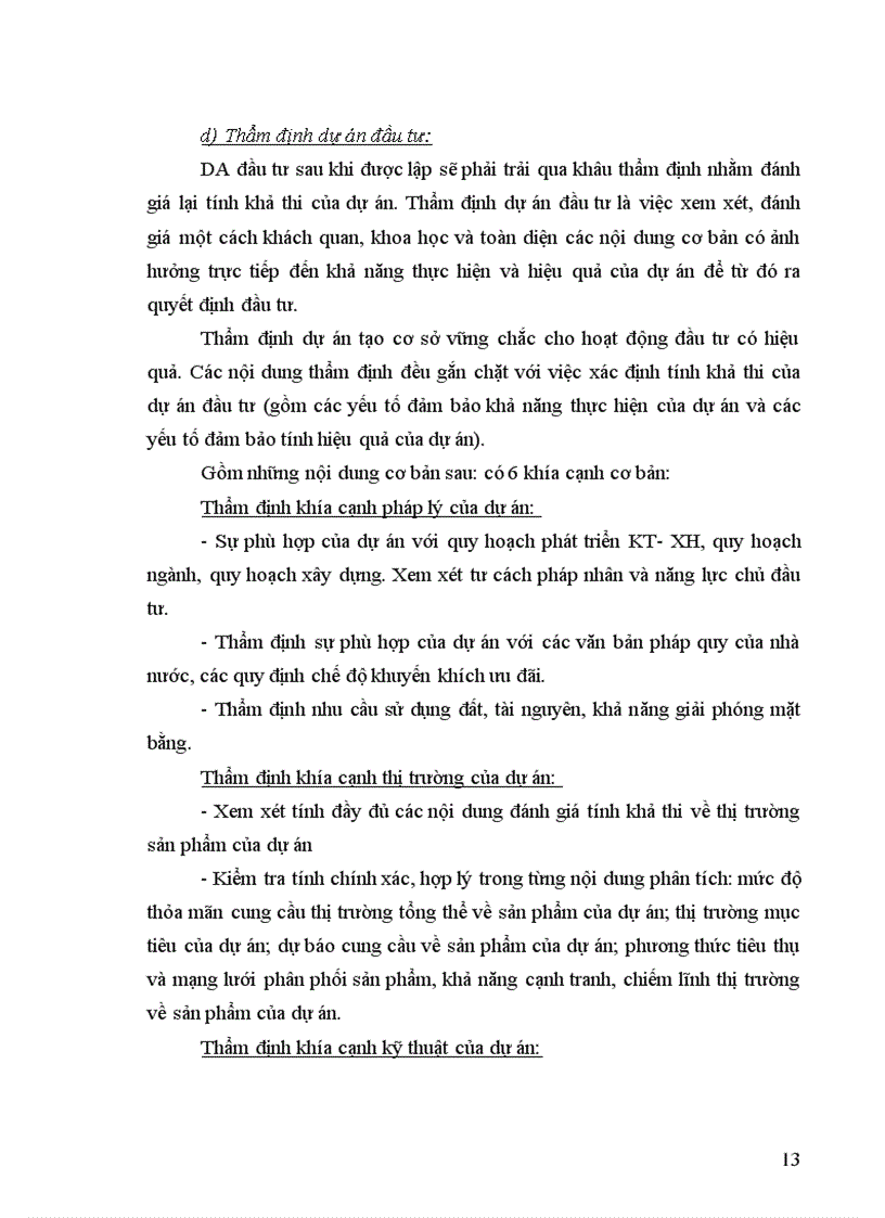 image for page Dự án đầu tư và các giai đoạn của chu kỳ dự án đầu tư