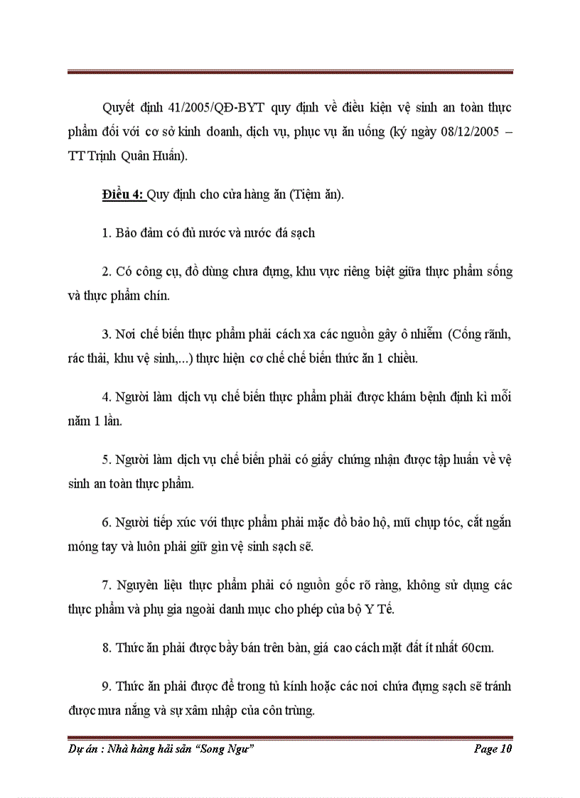 image for page Dự án đầu tư xây dựng nhà hàng Song Ngư